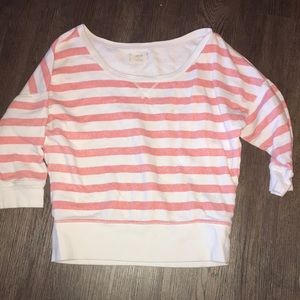 Aerie 3/4 length scoop neck pullover “sweatshirt”